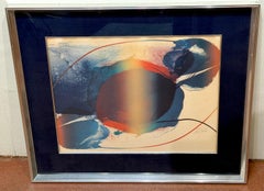 Signed Paul Jenkins “Phenomena Open Light” Abstract Expressionist Lithograph
