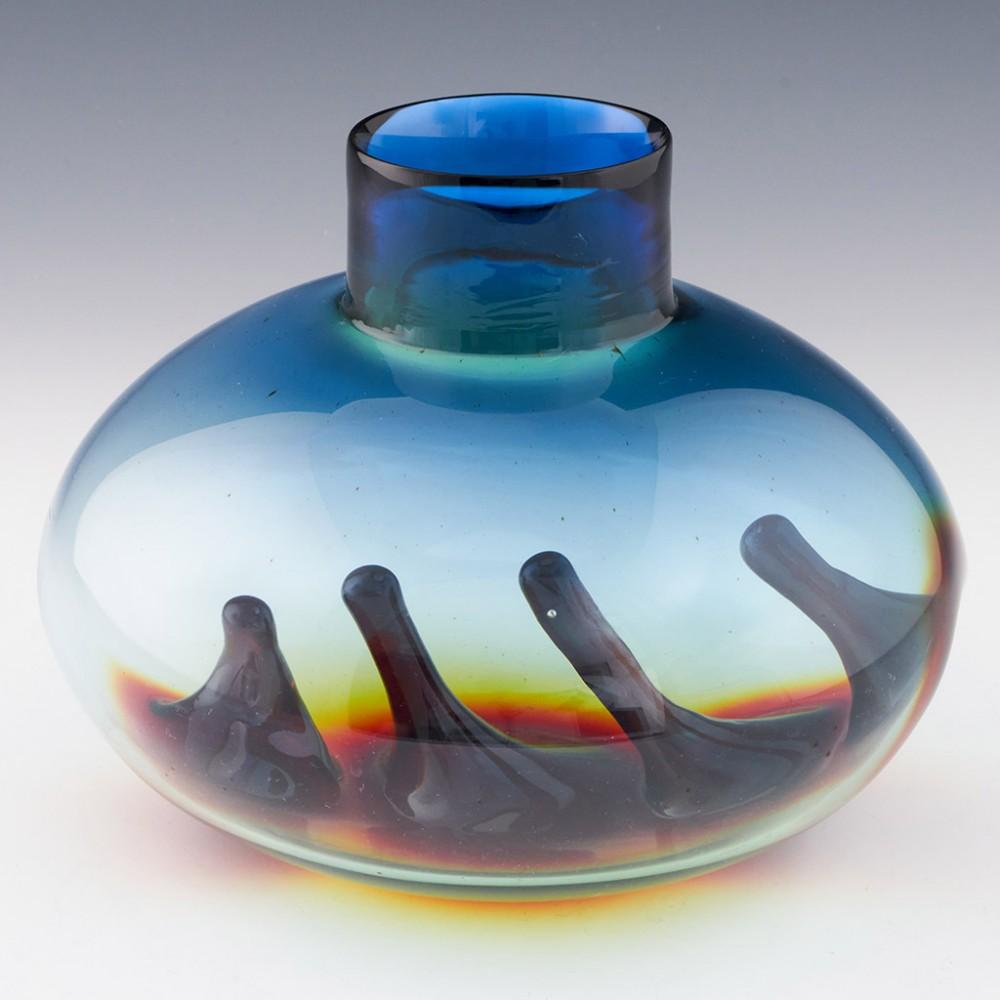 Signed Pavel Hlava Heat Sensitive Glass Sculpture, c1970 For Sale 1