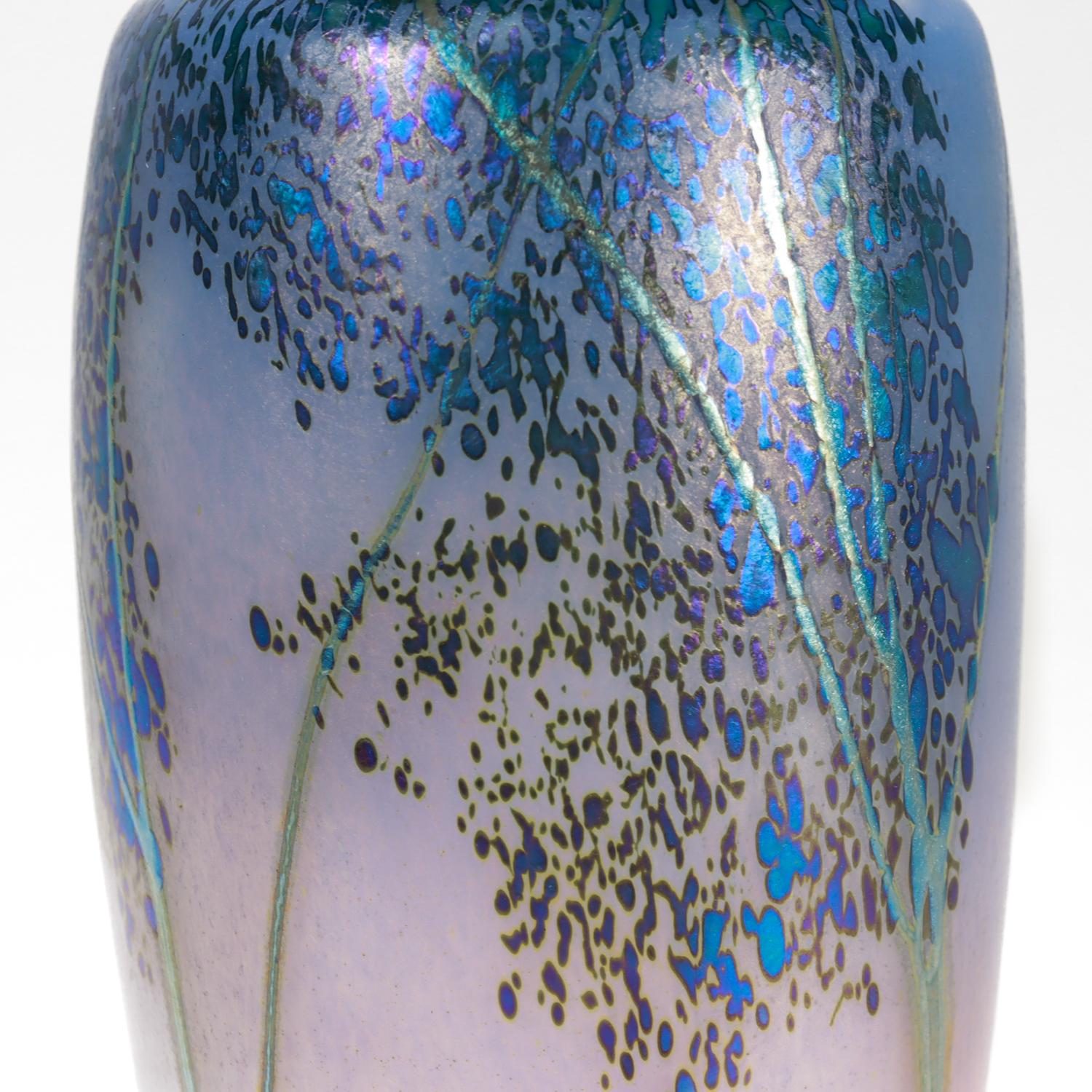 Signed Peet Robison Mesa Art Glass Vase 4