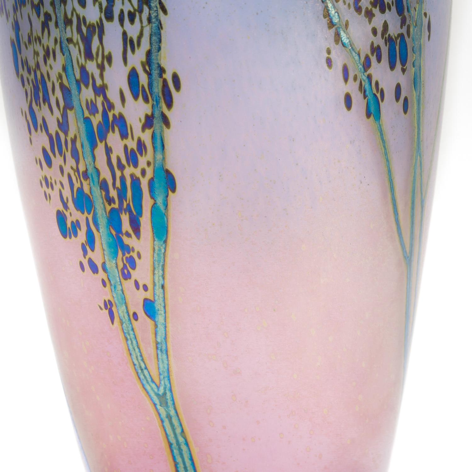 Signed Peet Robison Mesa Art Glass Vase 5