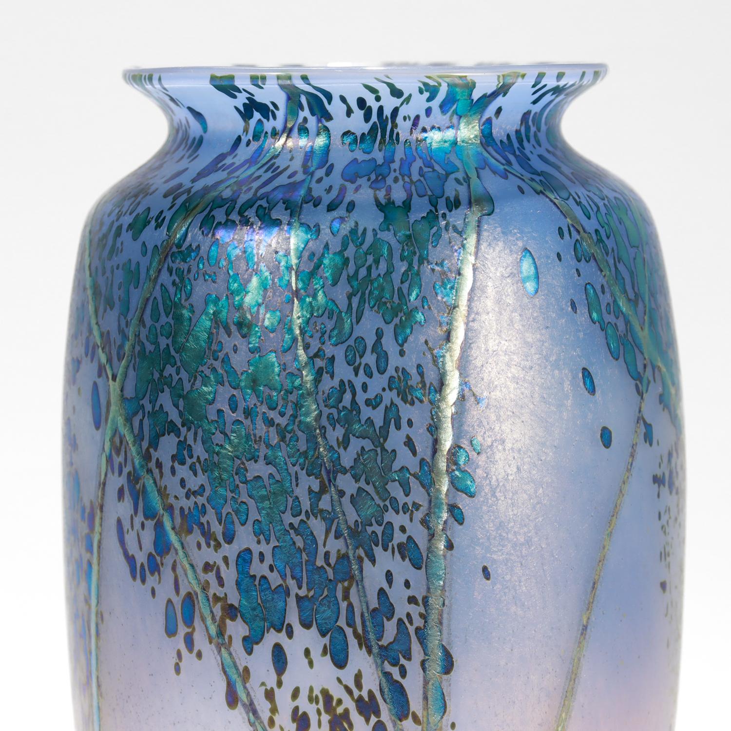 Signed Peet Robison Mesa Art Glass Vase 2