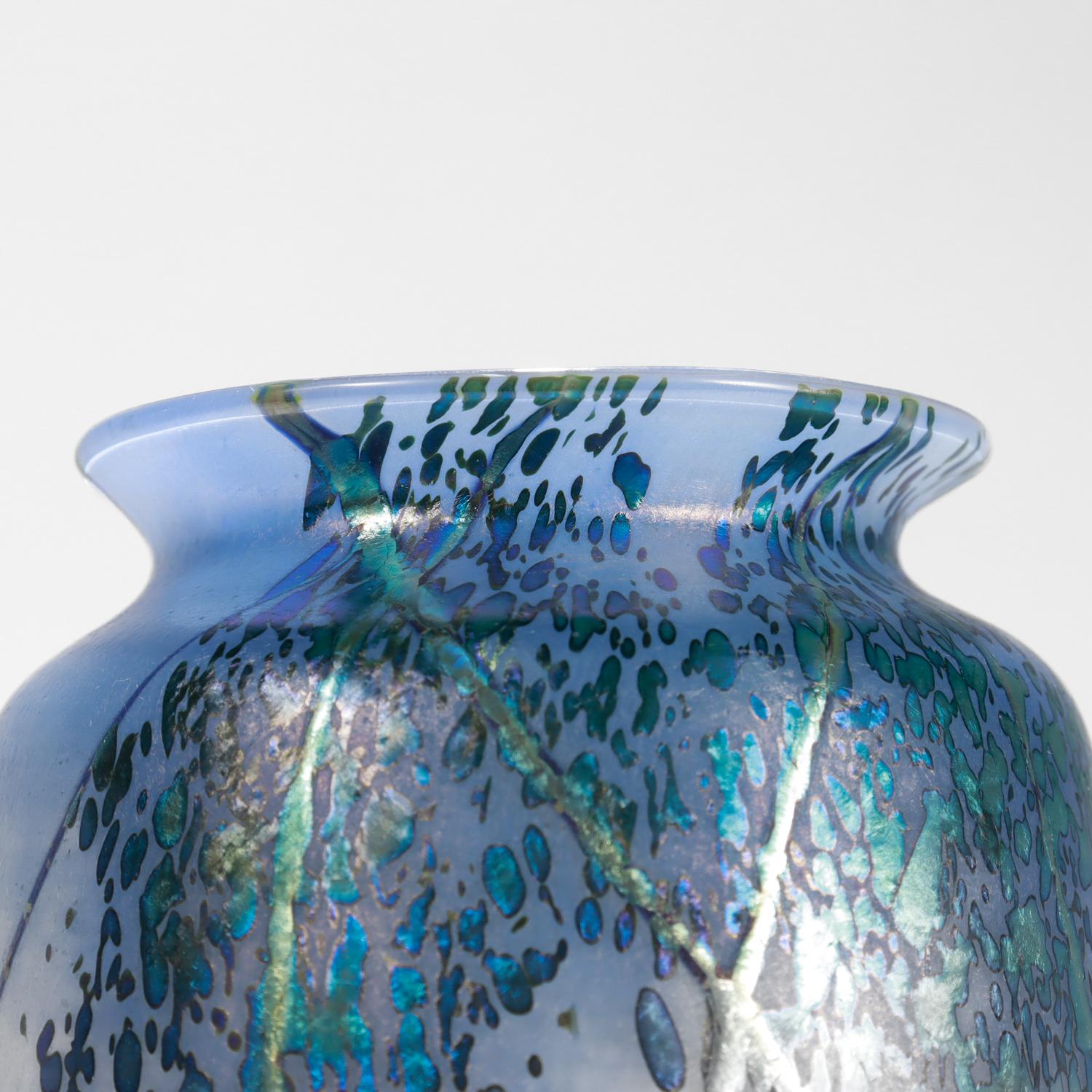 Signed Peet Robison Mesa Art Glass Vase 3