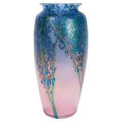 Signed Peet Robison Mesa Art Glass Vase