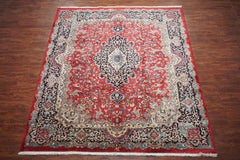 Signed Persian Mashad Rug, circa 1940