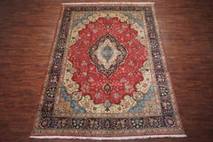 Signed Persian Tabriz Rug, circa 1940