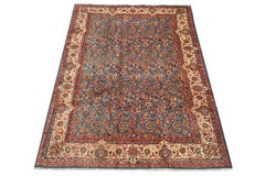 Signed Persian Tabriz with Abrash, circa 1960