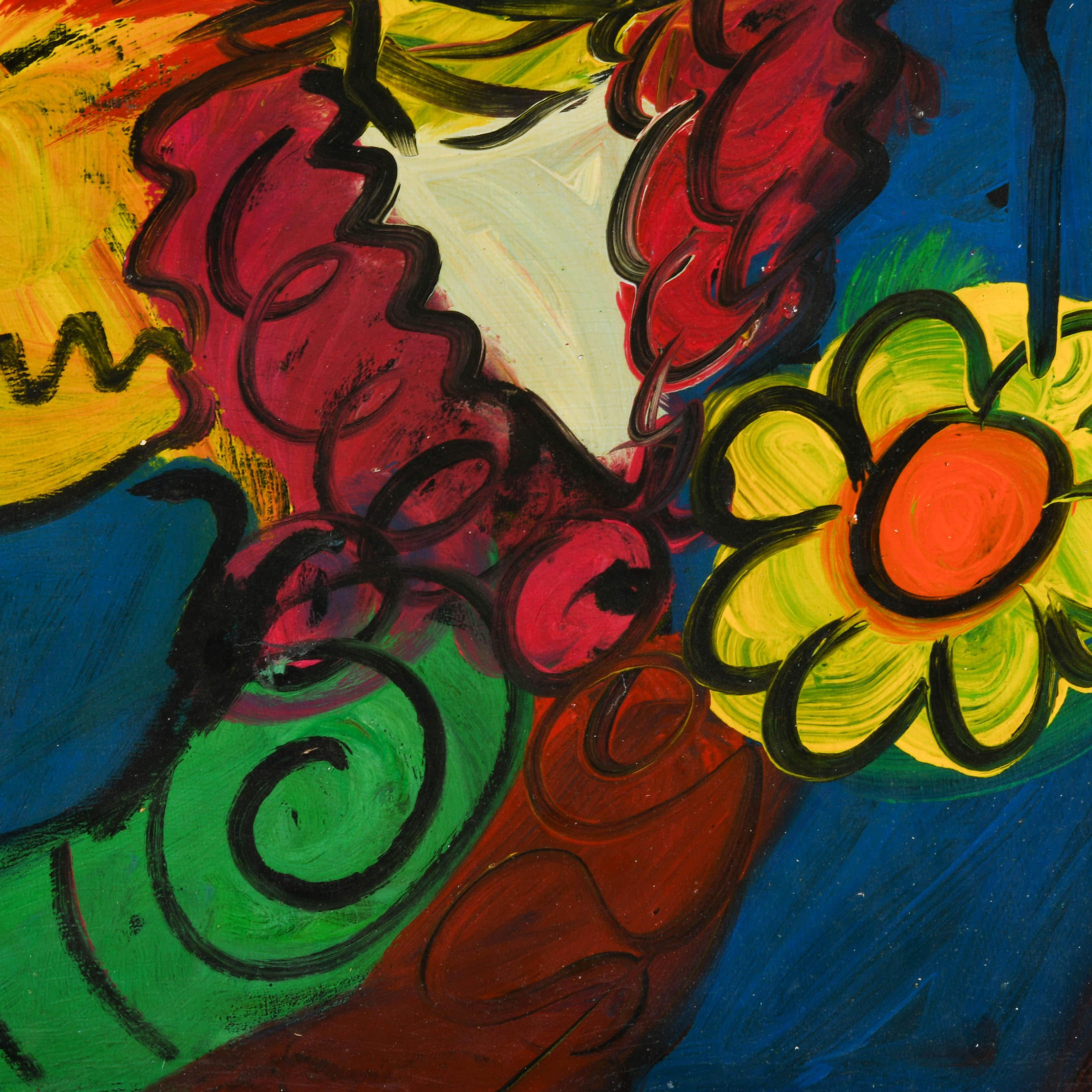 Lienzo en técnica mixta 