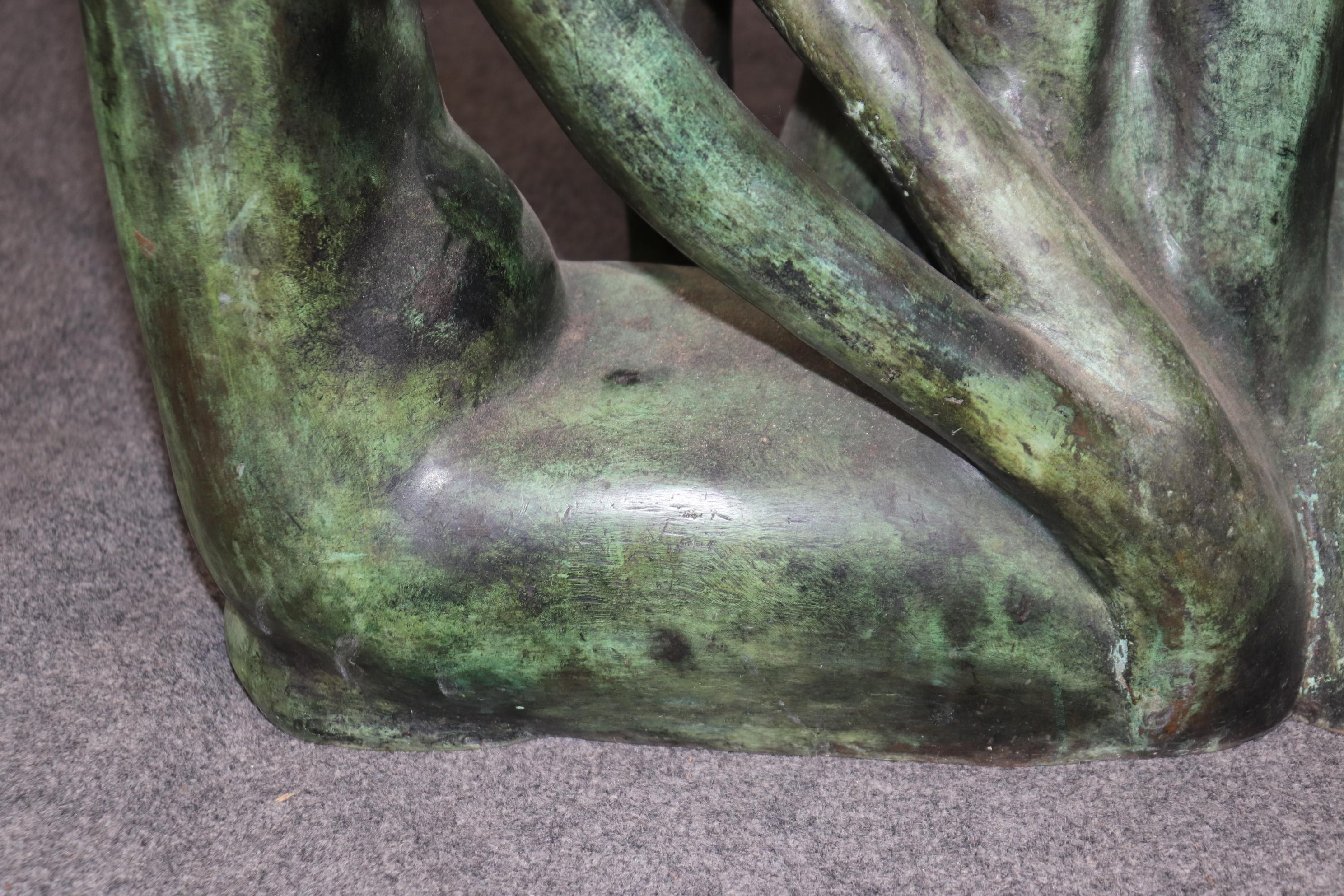 Bronzo Scultura figurativa di tre donne firmata Philippe Jamin, bronzo, metà del secolo scorso. in vendita