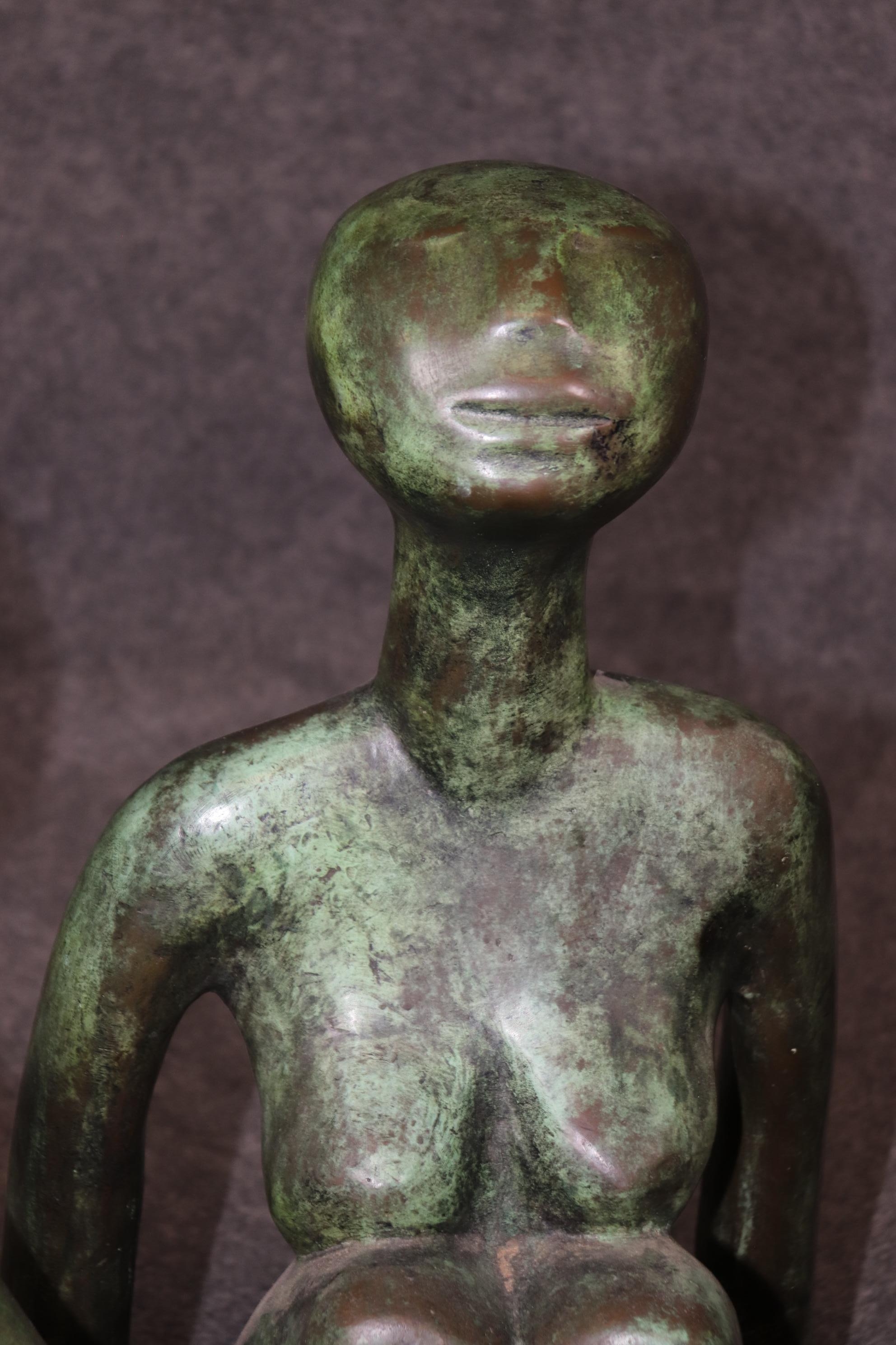 Scultura figurativa di tre donne firmata Philippe Jamin, bronzo, metà del secolo scorso. in vendita 1