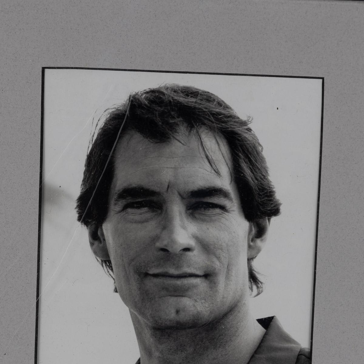 Signed Photo By Timothy Dalton, James Bond 007 In Good Condition In Royal Tunbridge Wells, Kent