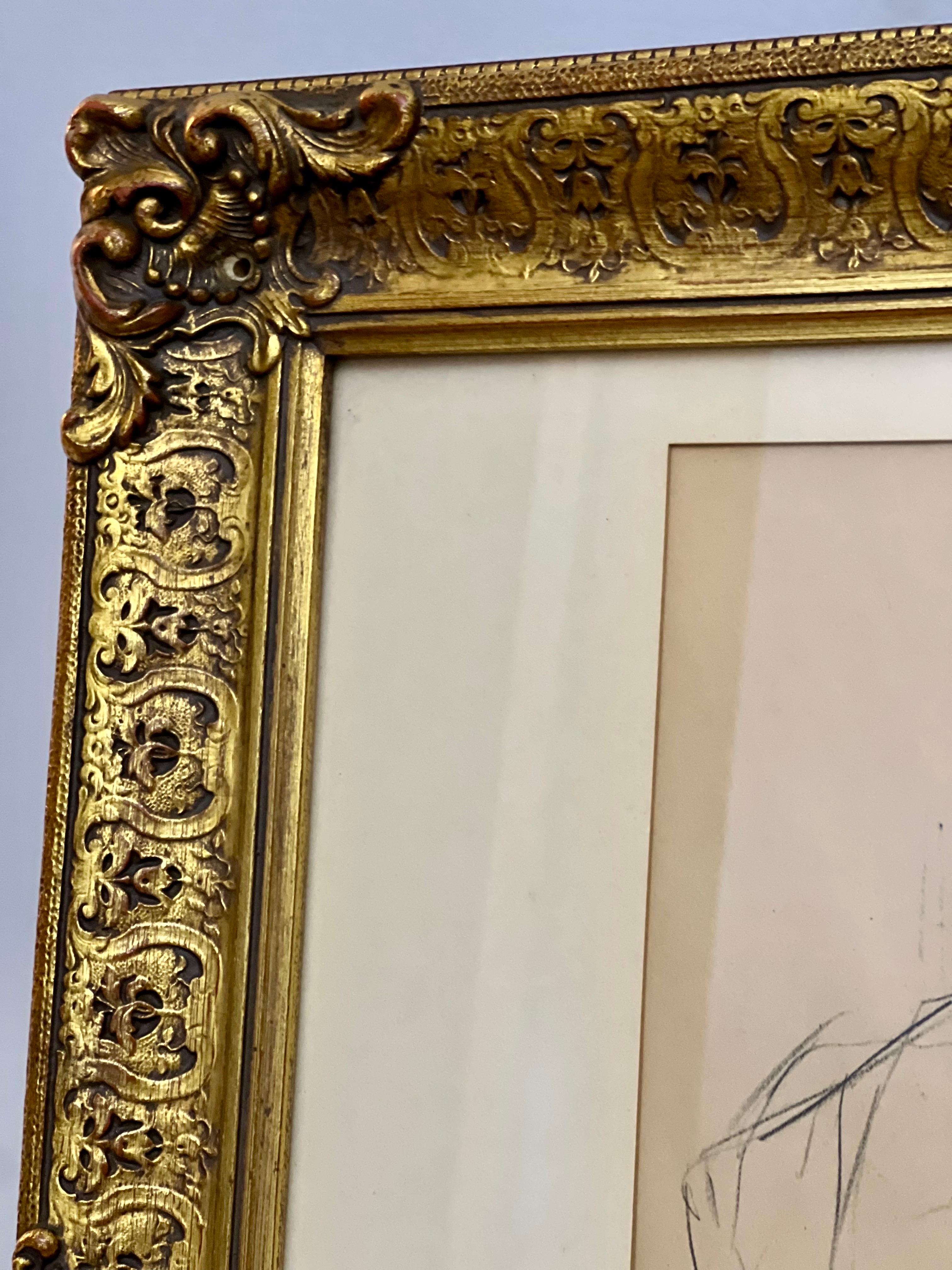 Signed Photo Sarah Bernhardt and Lithograph Marcelle Lender by Toulouse-Lautrec im Angebot 1