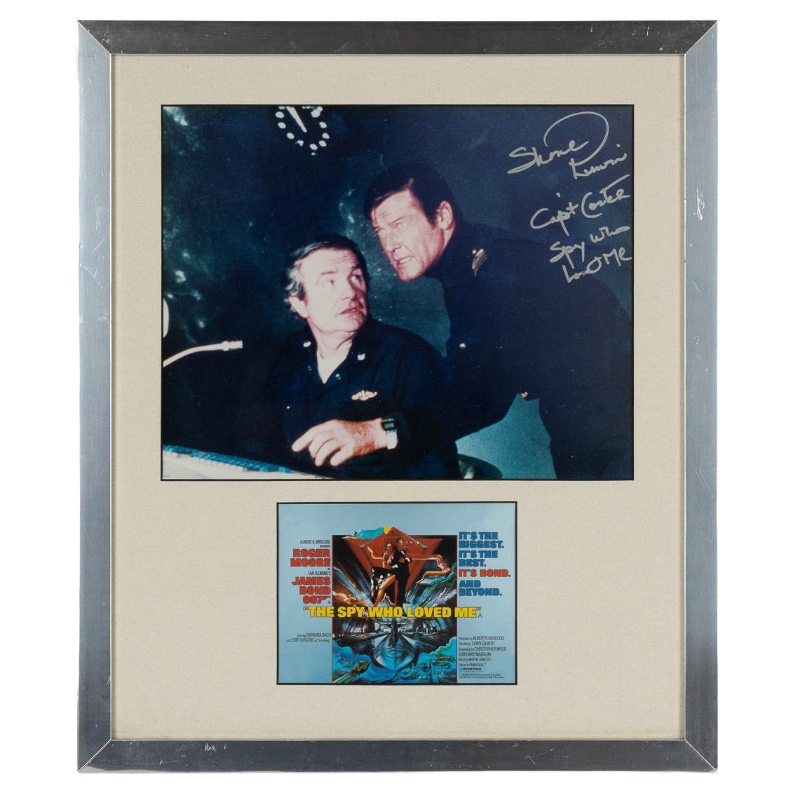 Signed Photograph By Shane Rimmer, Commander Carter "The Spy Who Loved Me"