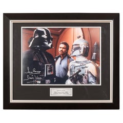 Signed Photograph Of David Prowse 'Darth Vader' & Jeremy Bulloch 'Boba Fett'