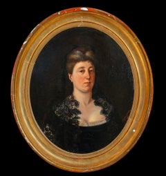 Portrait signé d'une Basque, début du XIXe siècle, encadré