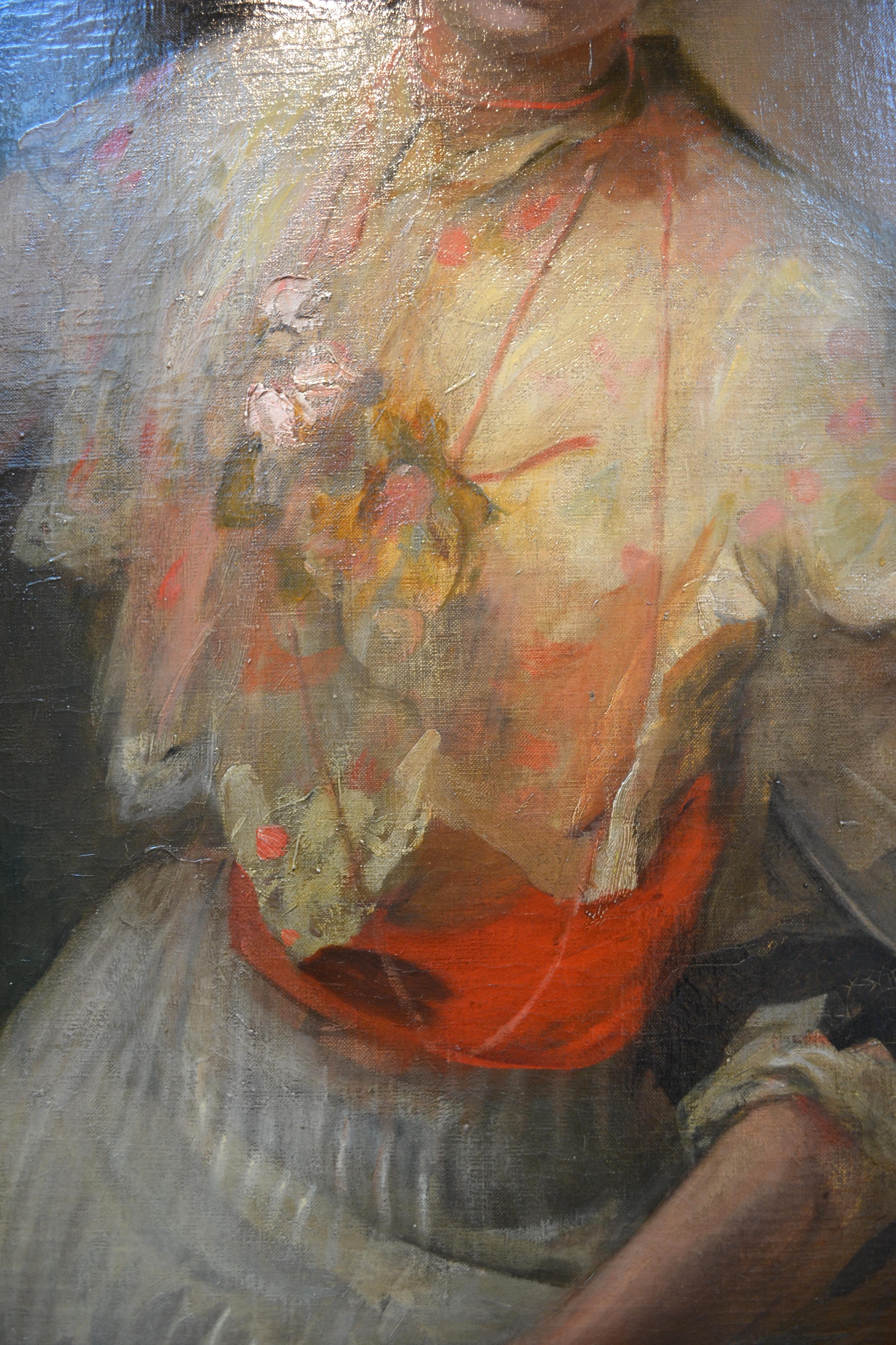 Signiertes Porträt einer aristokratischen Dame von der viktorianischen Künstlerin Laurence Koe (Hochviktorianisch) im Angebot