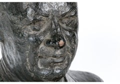 Signed Pottery Bust Of President Eisenhower