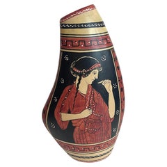 Signed Pottery Vase by "Volpi" Dervata