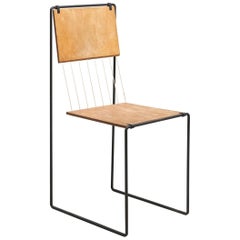 Signed Prototype of a Chair with Hinged Connections Signed Prototype of a Chair with Hinged Connections