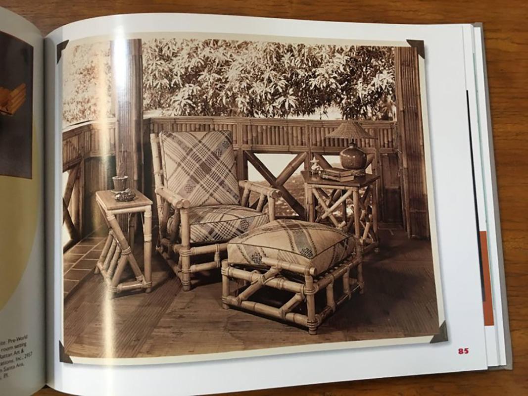 Signiertes „Rattan Furniture“ Couchtischbuch, Erstausgabe von Harvey Schwartz (amerikanisch) im Angebot