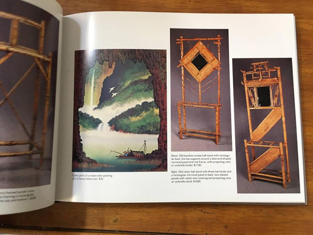 Signiertes „Rattan Furniture“ Couchtischbuch, Erstausgabe von Harvey Schwartz im Zustand „Hervorragend“ im Angebot in Van Nuys, CA
