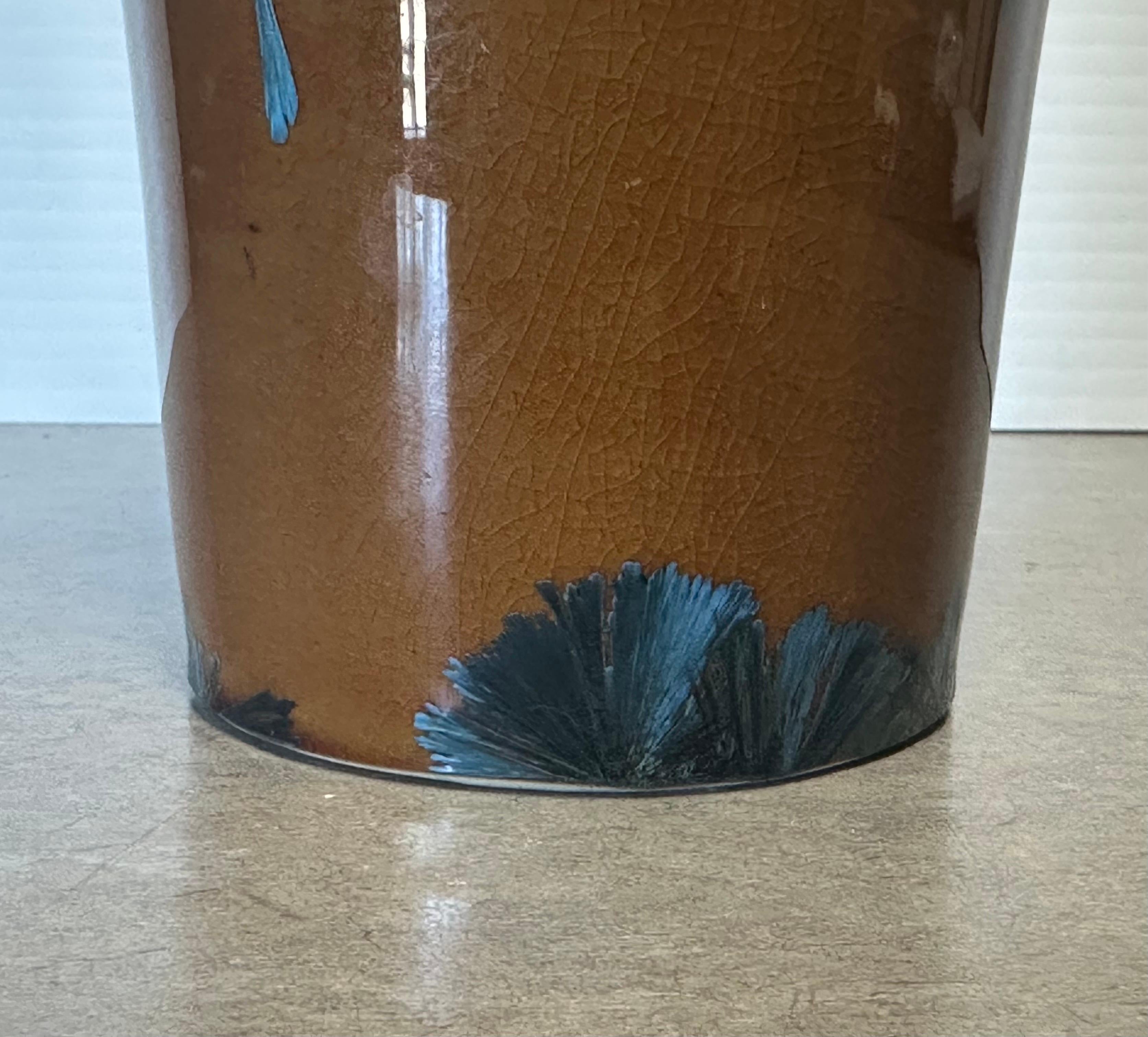 Signed Ray West Thrown Porcelain Crystalline-Glazed Studio Pottery For Sale 9