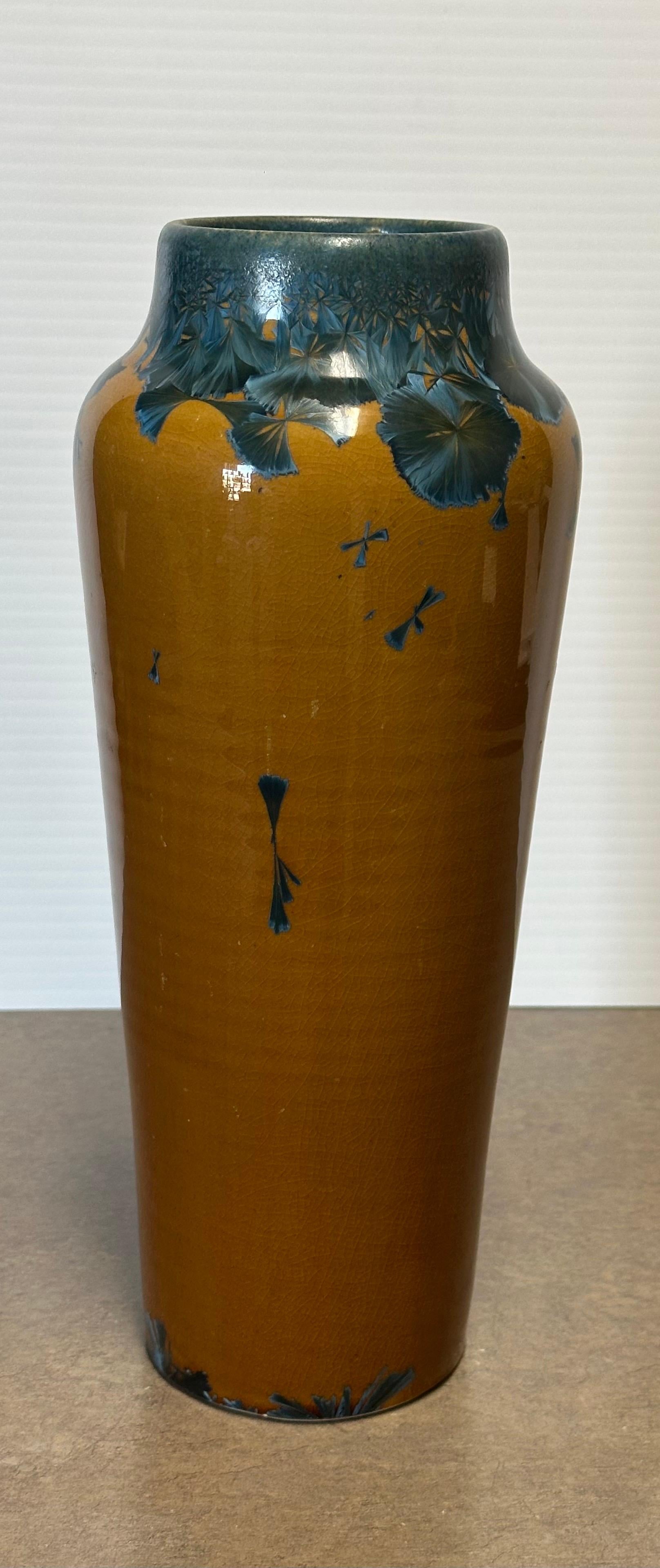 Signed Ray West Thrown Porcelain Crystalline-Glazed Studio Pottery For Sale 10