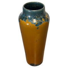 Signed Ray West Thrown Porcelain Crystalline-Glazed Studio Pottery