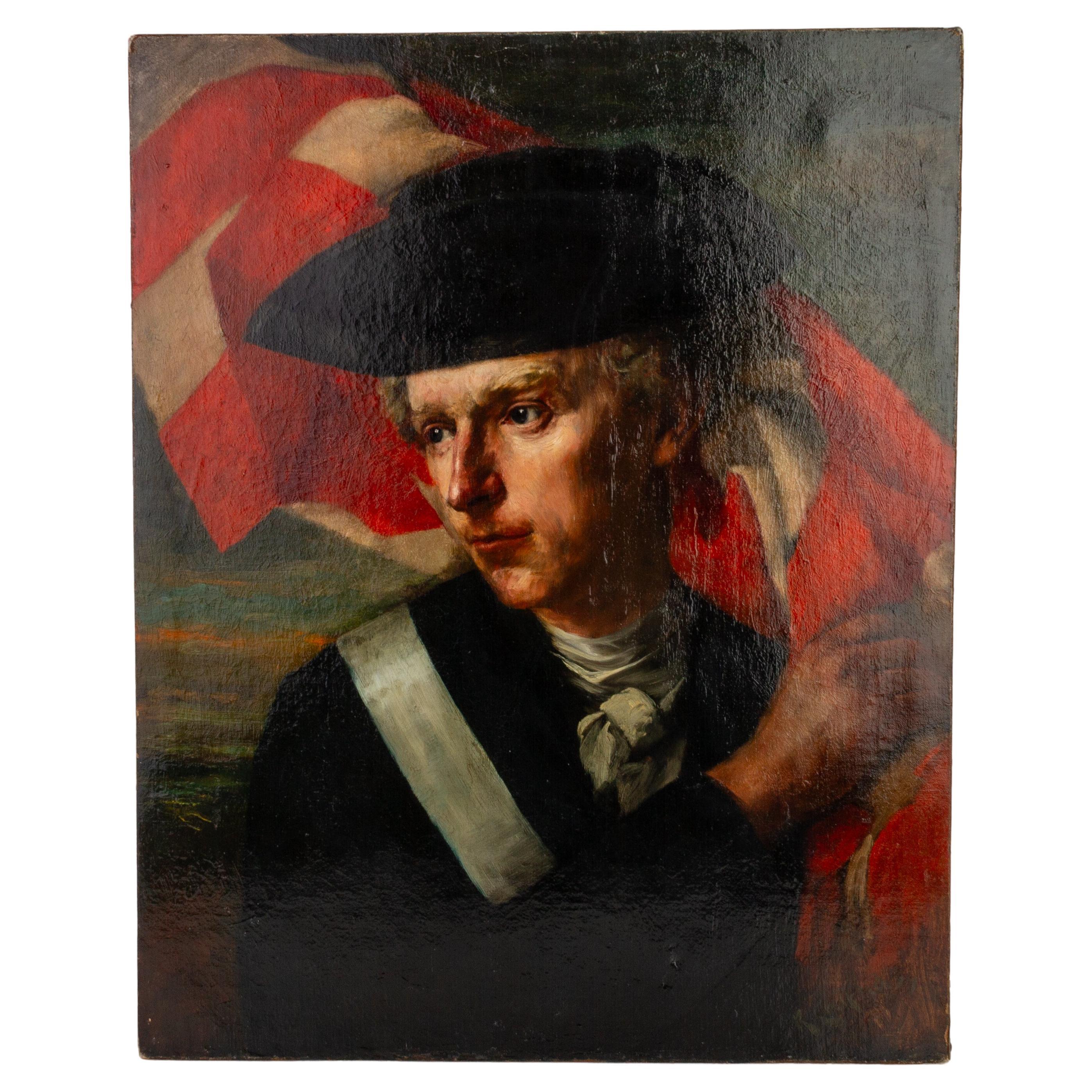 Signed Richard Creifelds (American, 1853-1939) Soldier Portrait For Sale