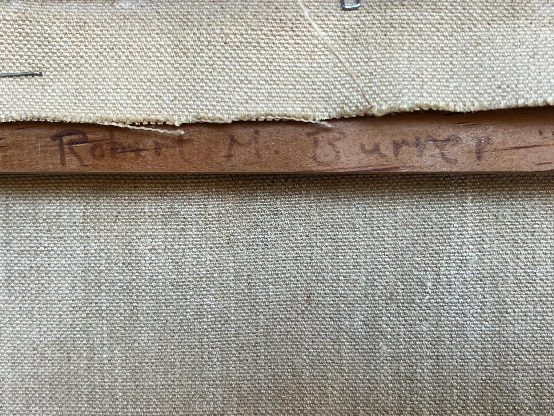 Signed R.M. Burrer Abstract Expressionist Painting 'Trees in October' 1964 For Sale 2