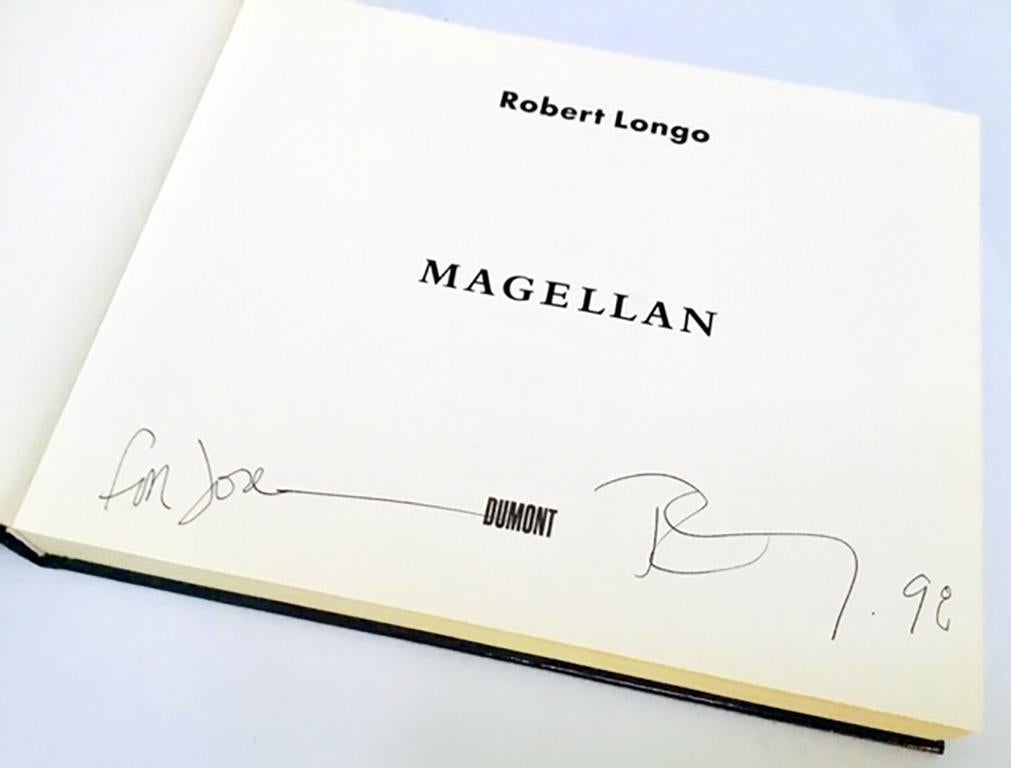 Signed Robert Longo Magellan book  In Good Condition In Brooklyn, NY