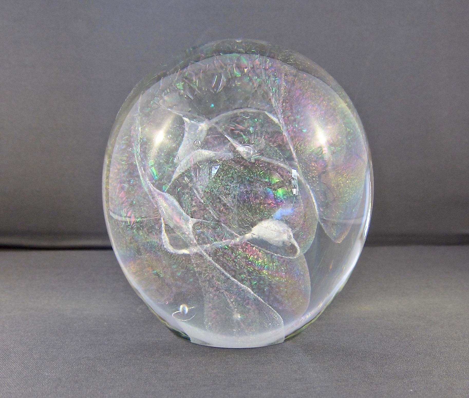 vintage glass paperweights