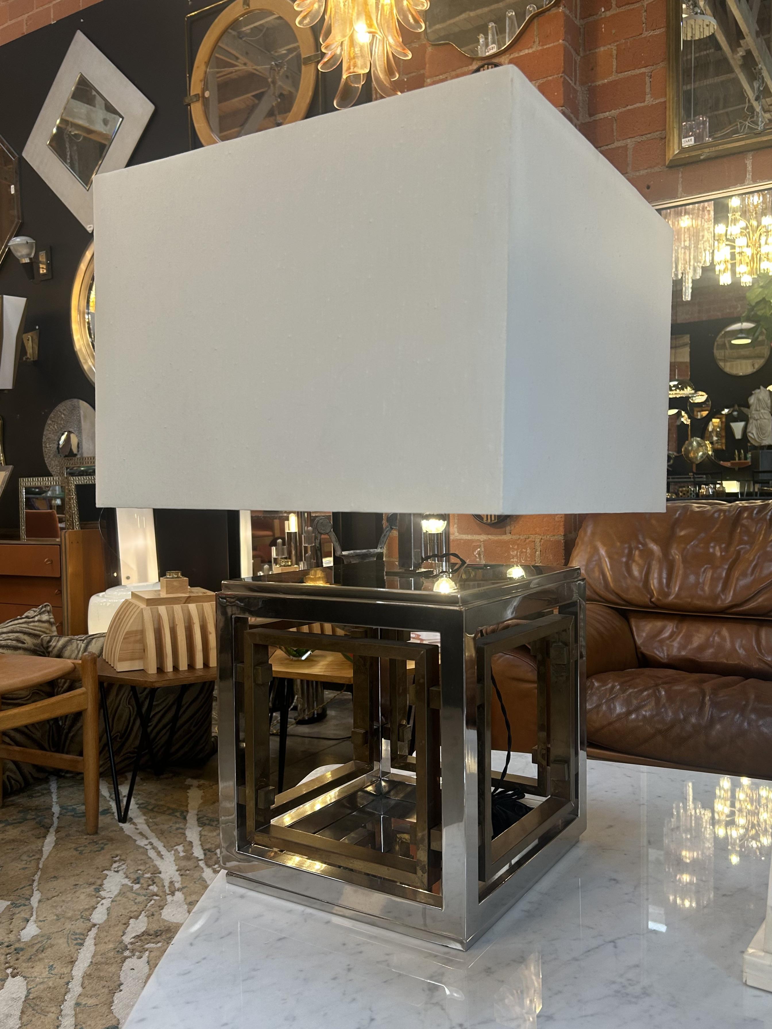 Modern Signed Romeo Rega Table Lamp 1970s For Sale