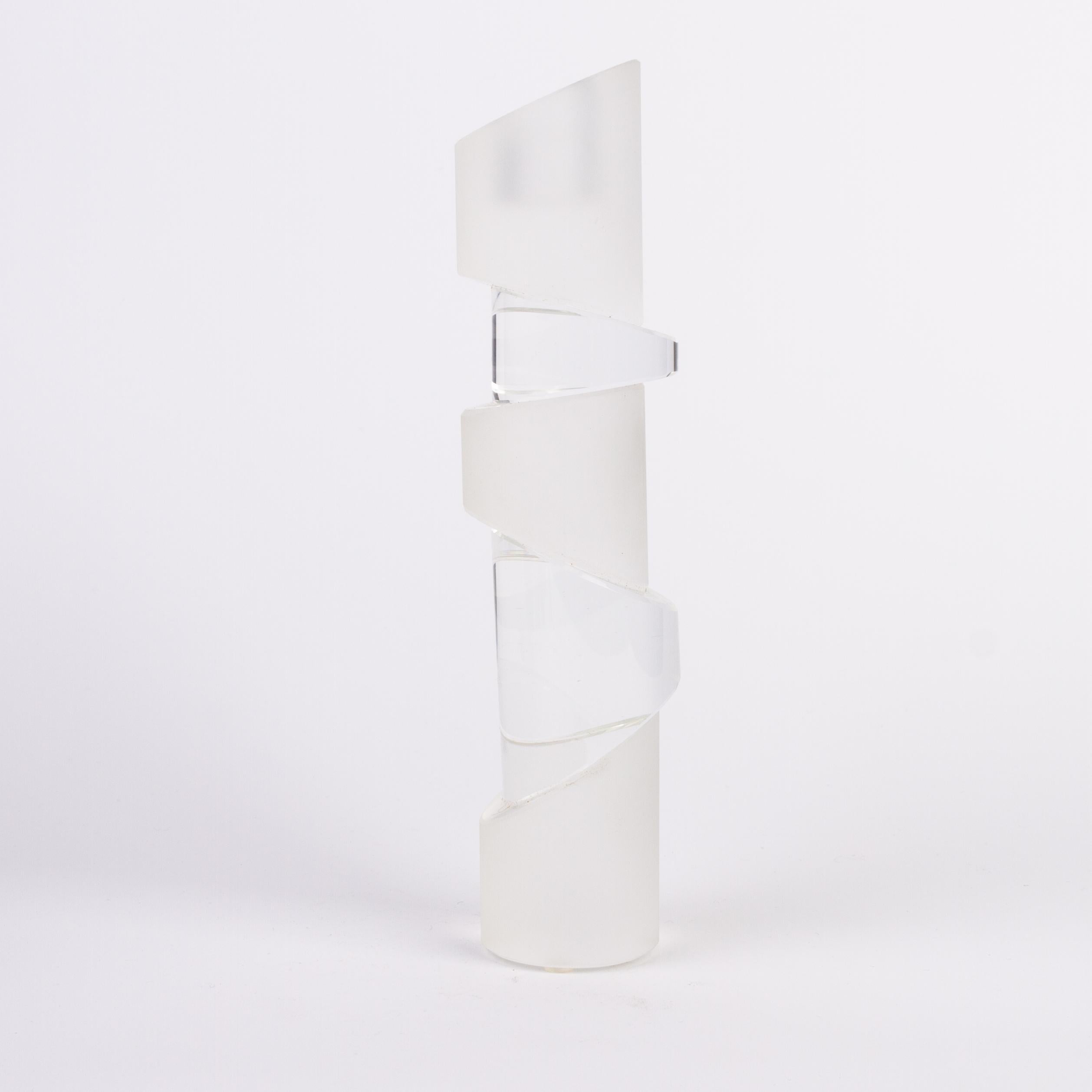 Vaso in vetro da studio firmato Rosenthal, designer geometrico tedesco In condizioni buone in vendita a Nottingham, GB