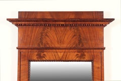 Signierter russischer Pfeilerspiegel, um 1820