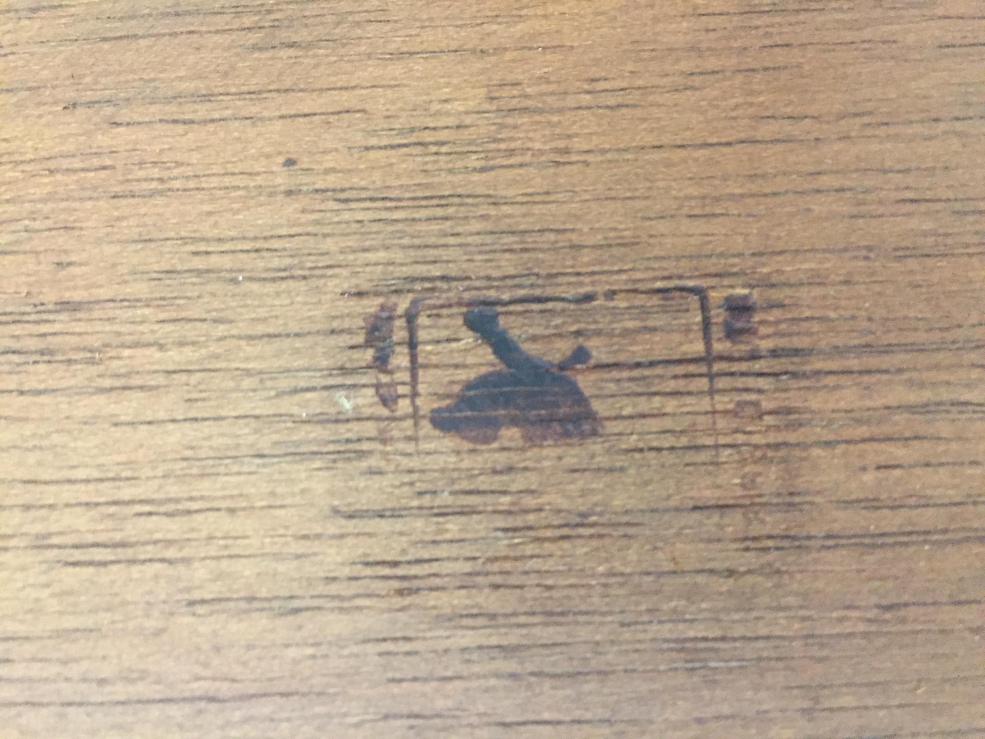 Signed Sarreid Brass Clad and Walnut Coffee Table 2