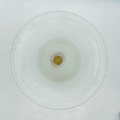 Signed Scavo Glass Vase by Archimede Seguso, Murano, Italy, 20th Century