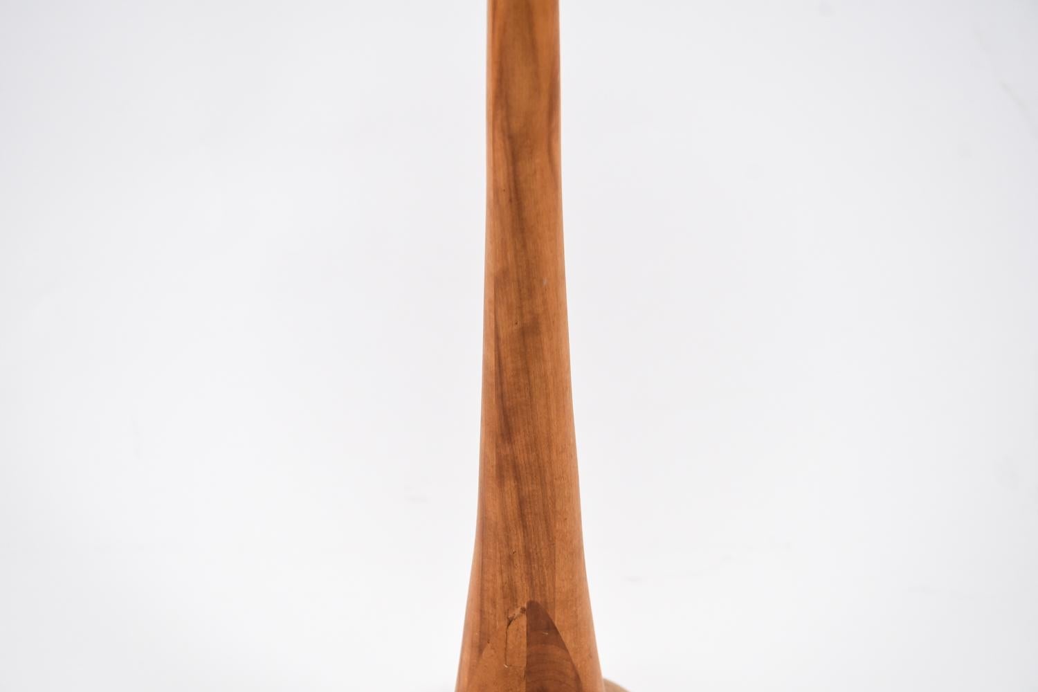 Signed Sculptural Carved Wooden Lectern or Music Stand, 1974 In Good Condition In Norwalk, CT
