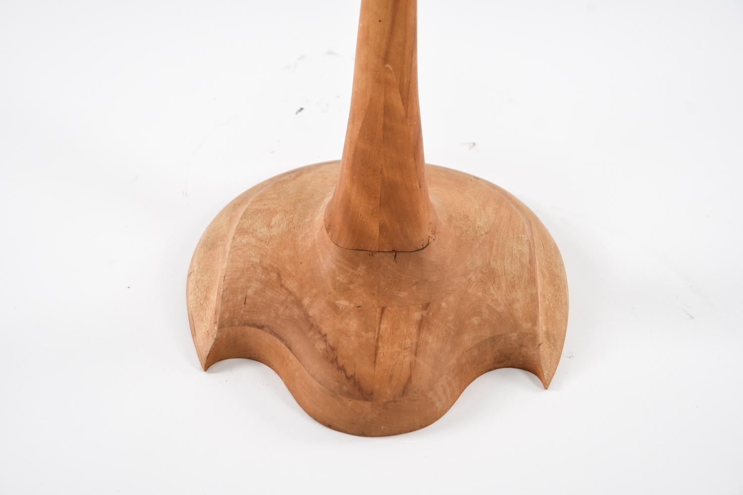 Signed Sculptural Carved Wooden Lectern or Music Stand, 1974 4
