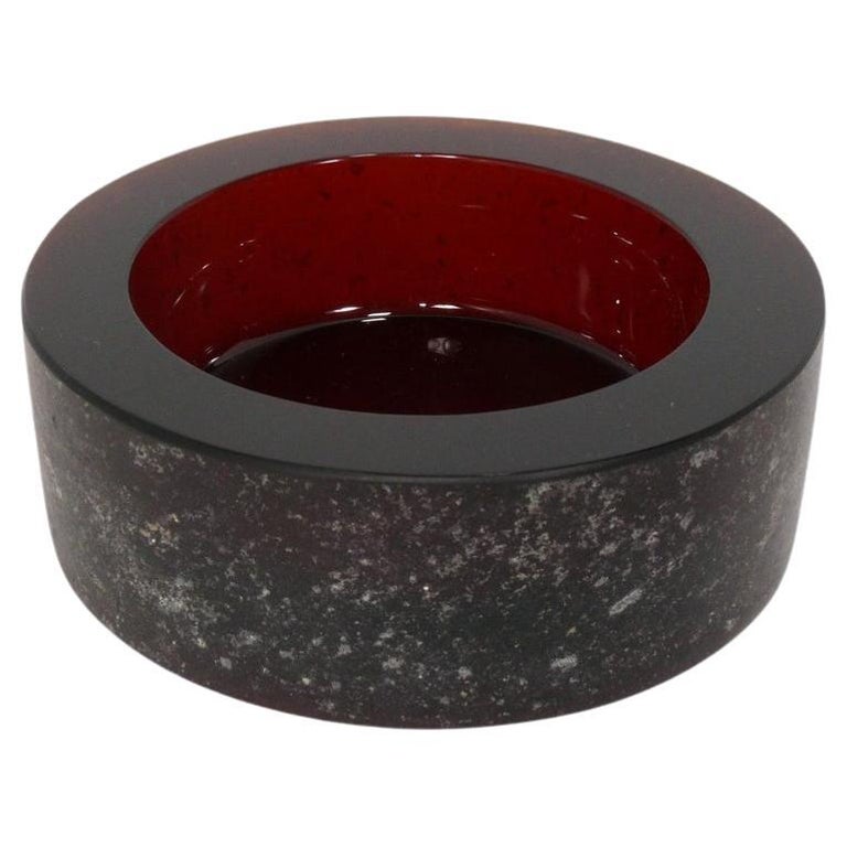 Scavo Signed Seguso Vetri d'Arte Scavo Style 20th Century Bowl or Vide Poche ...