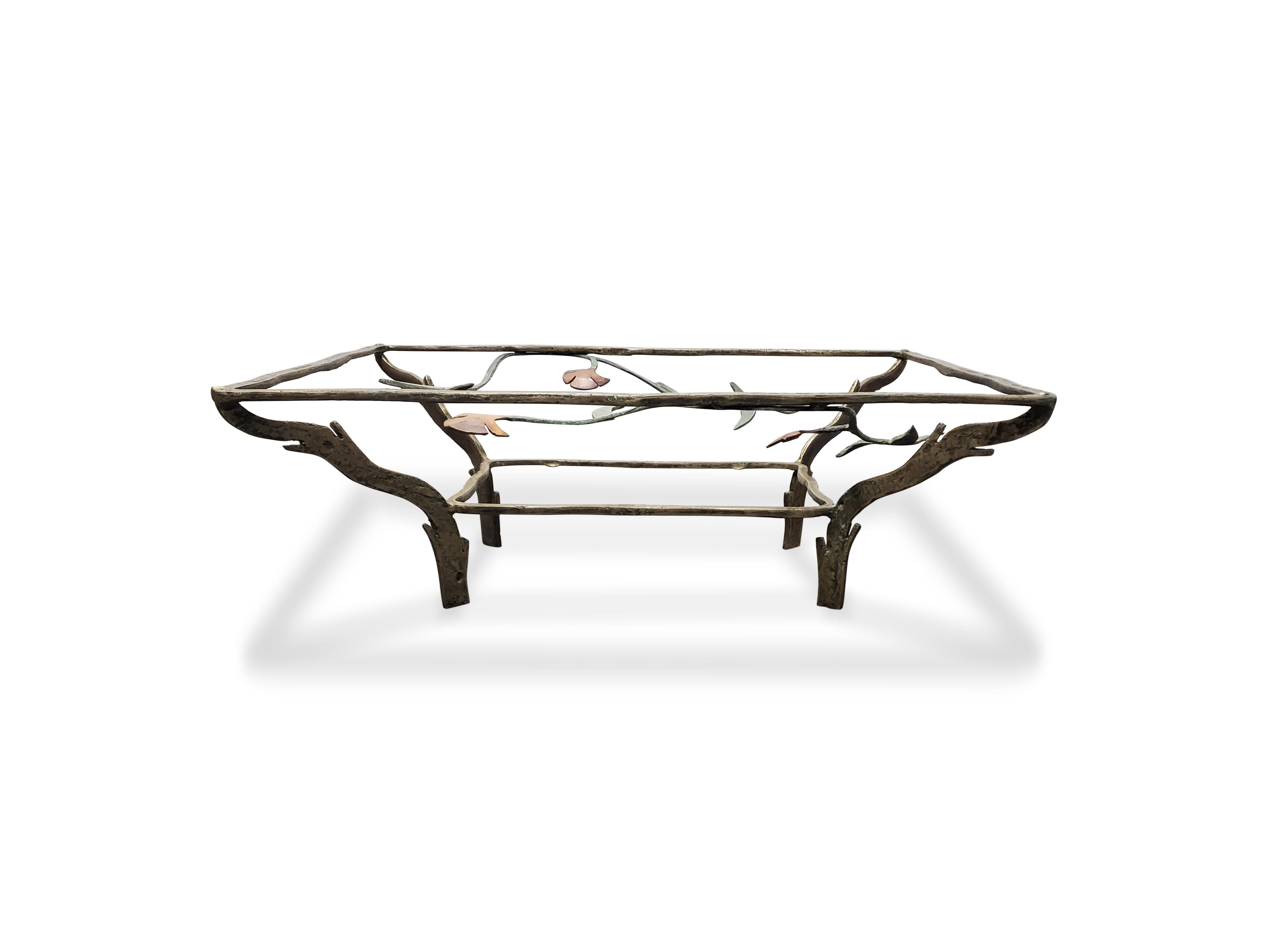 American Signed Silas Seandel Coffee Table For Sale