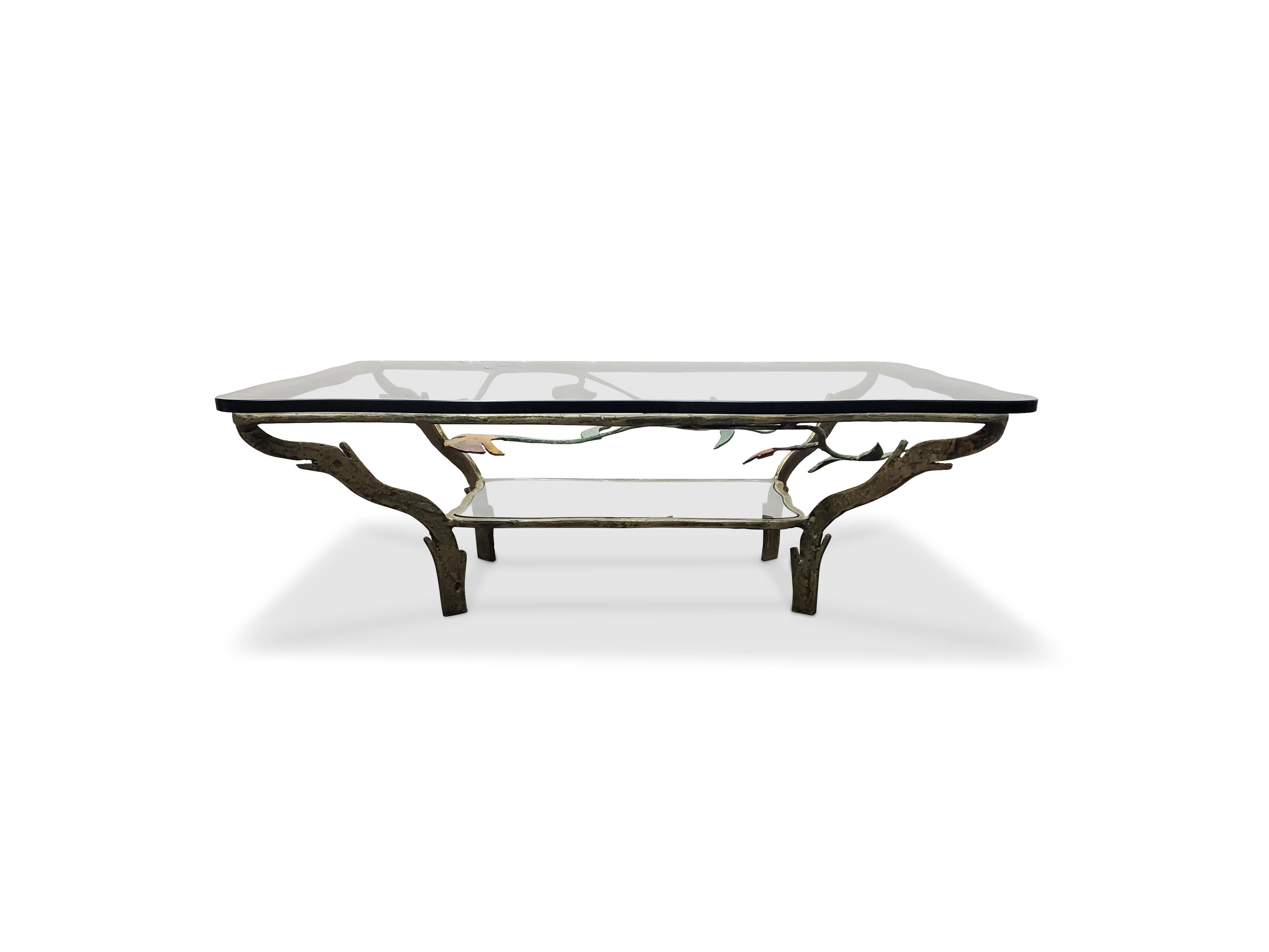 20th Century Signed Silas Seandel Coffee Table For Sale
