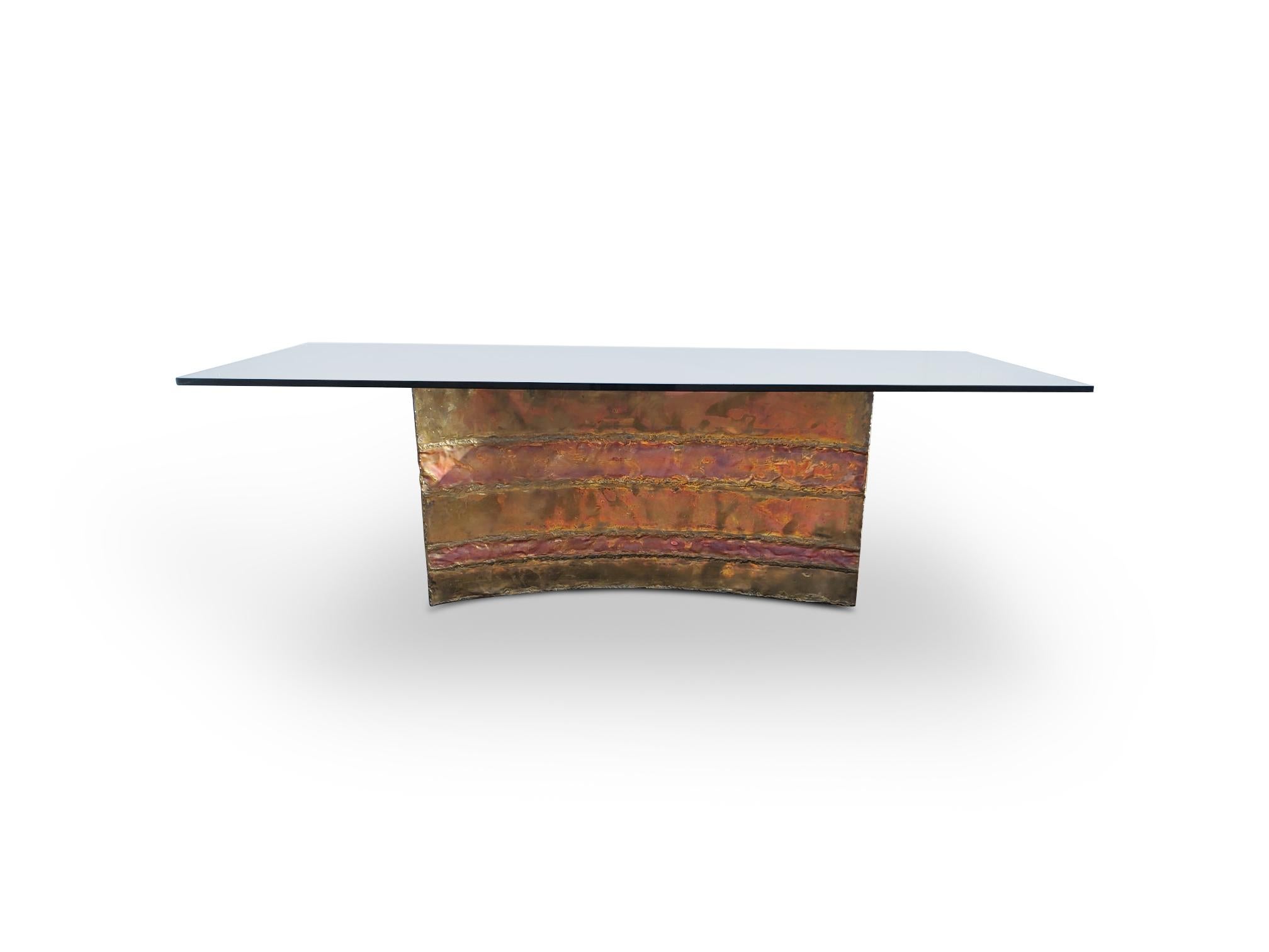 American Signed Silas Seandel Dining Table    For Sale