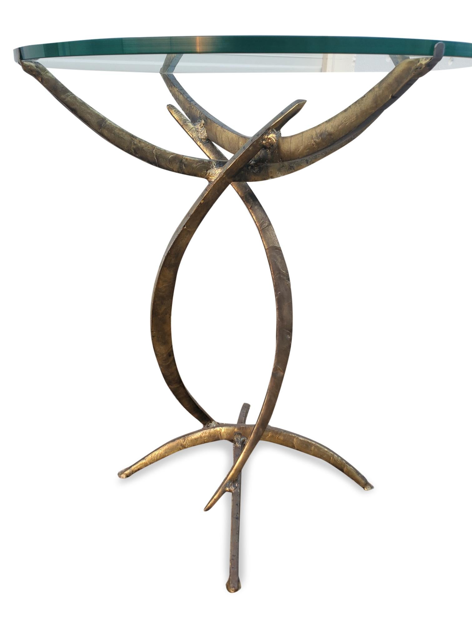 Signiert Silas Seandel ' Ortago ' Bronze Beistelltisch im Angebot 4