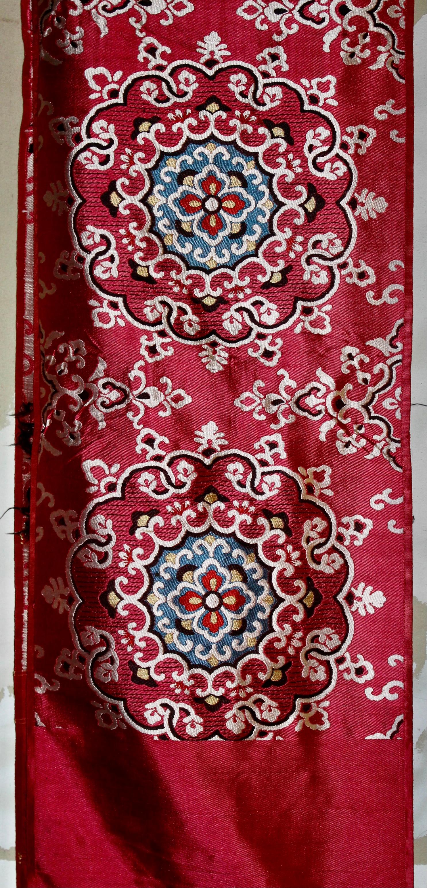 Obi in broccato di seta firmato in vendita 2