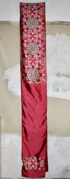 Signed Silk Brocade Obi