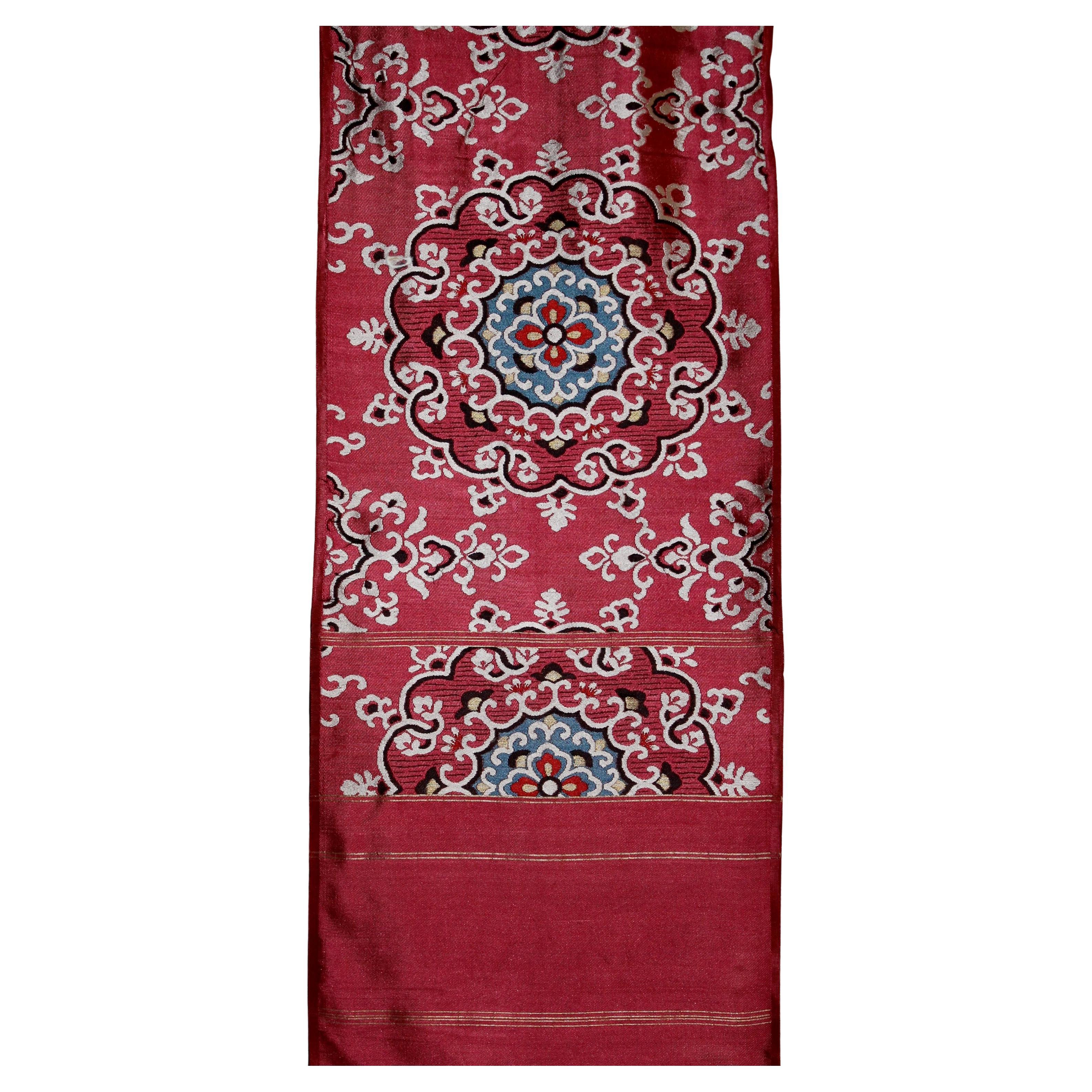 Signed Silk Brocade Obi