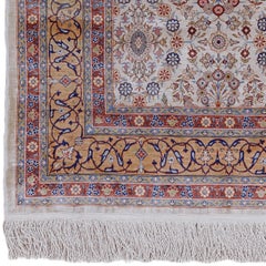 Signed Silk Hereke Rug - Early 20th century