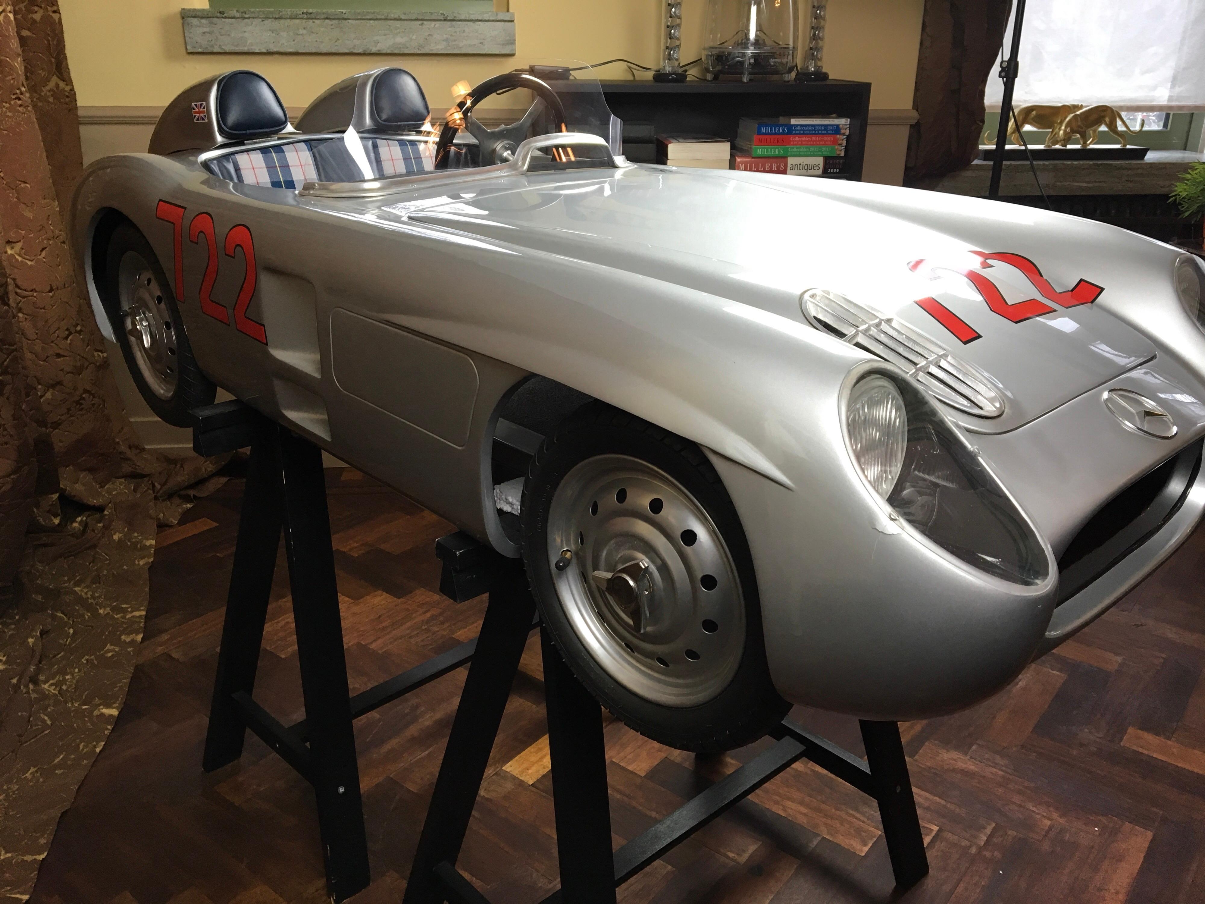 1/2 Scale Mercedes-Benz 300 SLR 722 Junior Car, Signed by Sir Stirling Moss  5