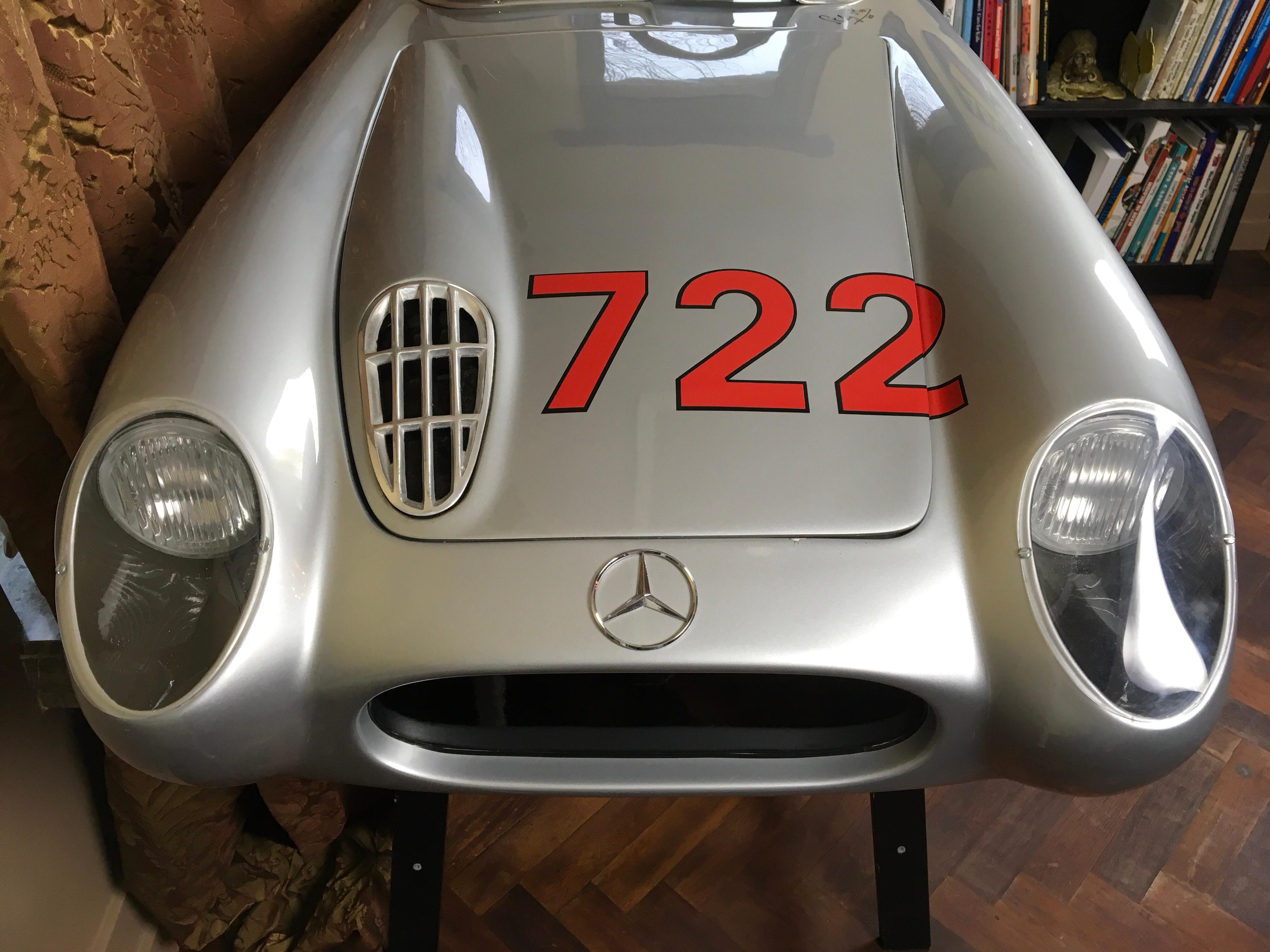 Sporting Art 1/2 Scale Mercedes-Benz 300 SLR 722 Junior Car, Signed by Sir Stirling Moss 
