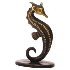 Signed small Seahorse Figurine by Richard Rohac, circa 1950s